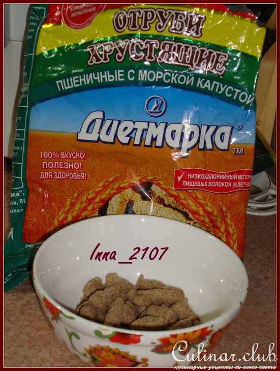 Батон отрубной с кунжутом