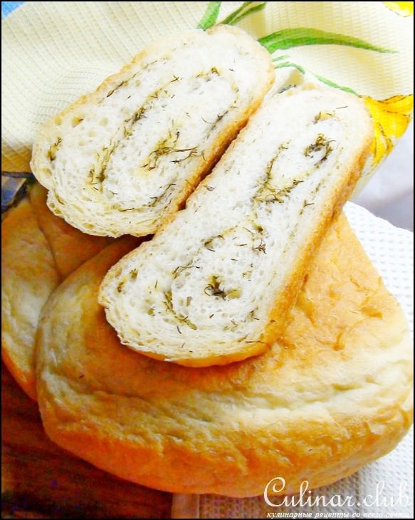 Пшеничный хлеб с ароматными травами и чесноком. Тест-драйв.