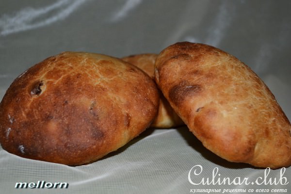 Фруктовые лепешки с изюмом (постные) 