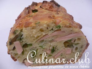 Хлеб с ветчиной и сыром