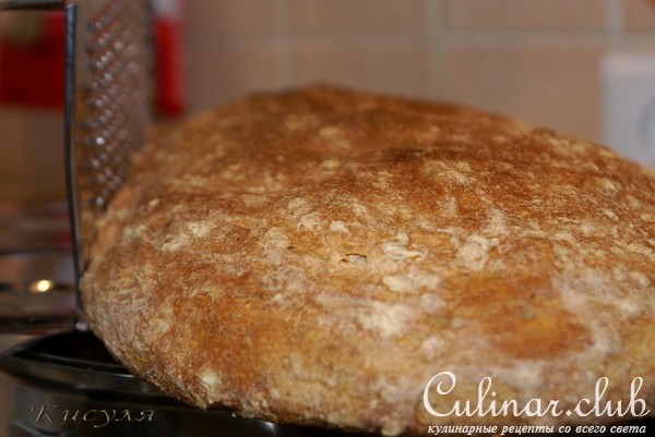 Яблочный хлеб (закваска на кураге)