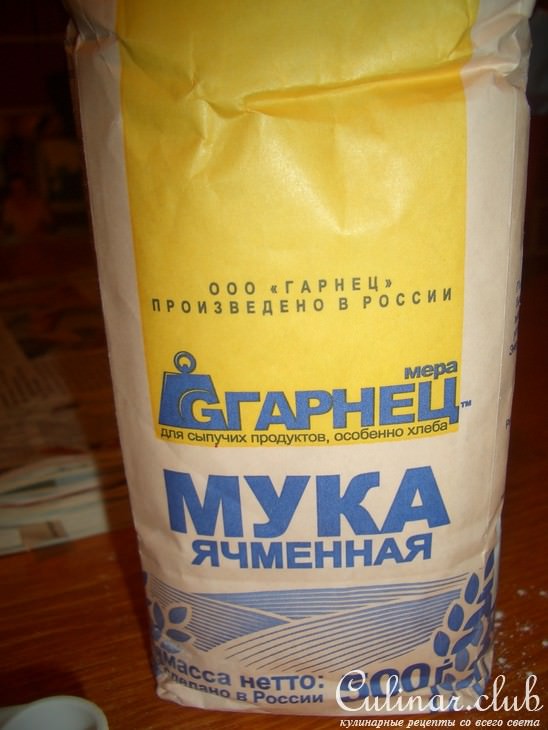 Ячменные лепешки