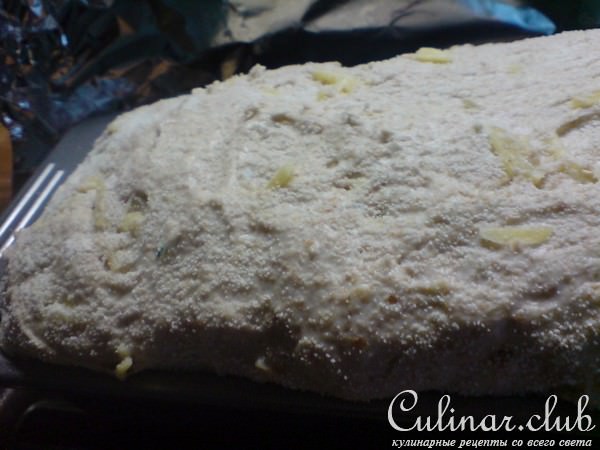 Хлеб домашний с сыром и розмарином