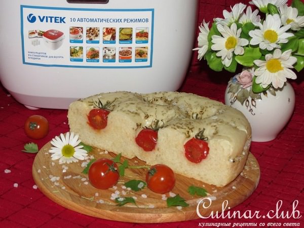 Фокачча с черри и розмарином (Тест - драйв)