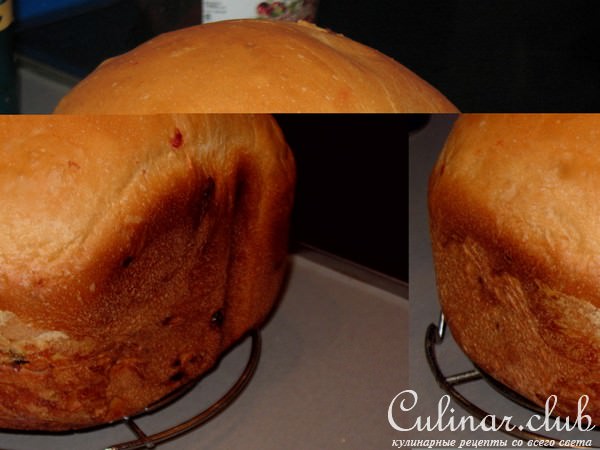 хлеб с медом и изюмом для ХП ( мой первый опыт)