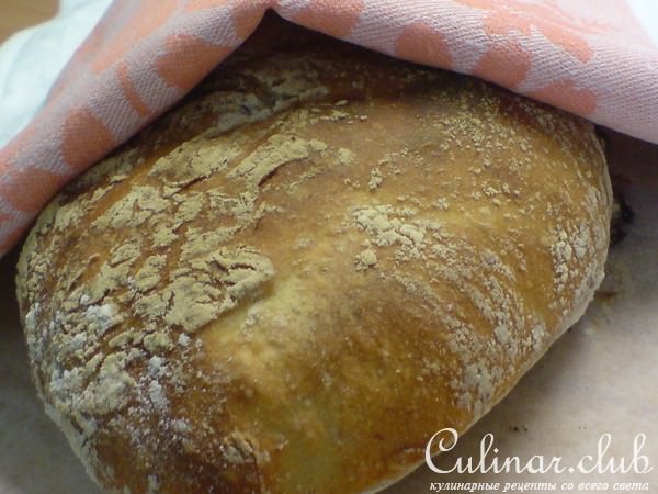 Чиабатта с запечённой клубникой//Ciabatta
