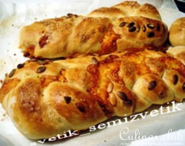 Пикантный белый хлебушек с сыром 