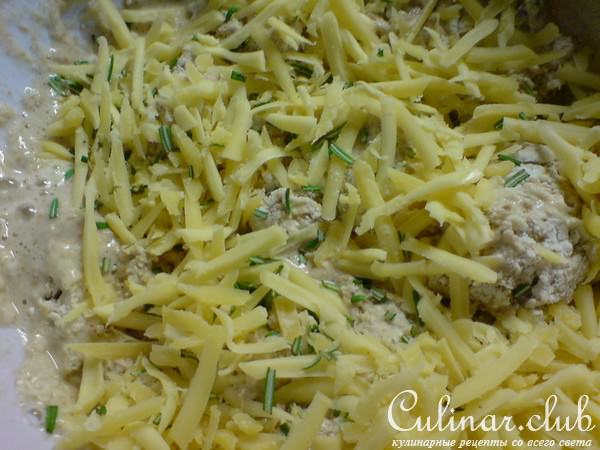 Хлеб домашний с сыром и розмарином
