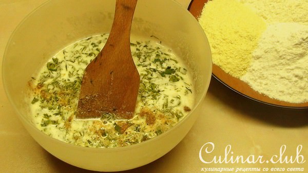 Хлеб картофельный с зеленью на рисовой закваске.