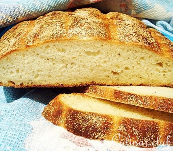 Хлебушек, приготовленный на манной каше