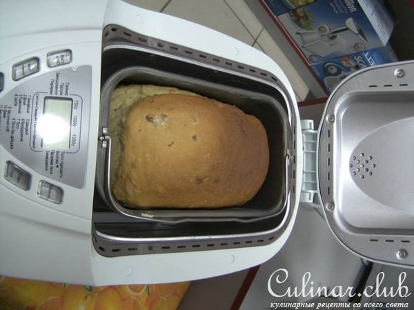 Сдоба с изюмом (для хлебопечки)
