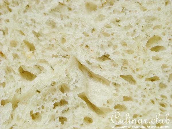 Картофельный хлеб с укропом для ХП
