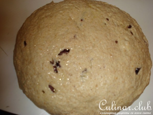 Хлеб с оливками и розмарином