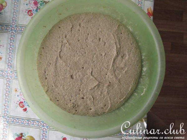 Чисто ржаной хлеб на ржаной закваске