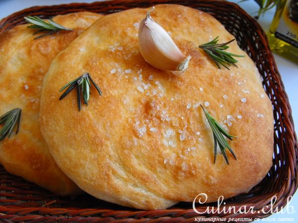 Фокачча с чесночным маслом