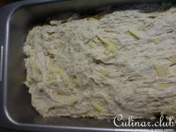 Хлеб домашний с сыром и розмарином