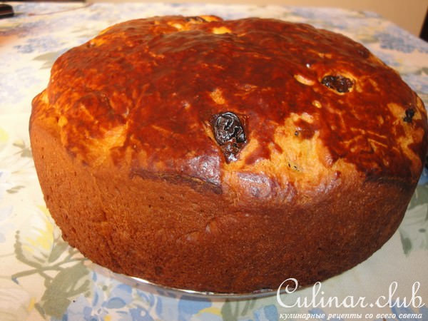 Сдобный кулич