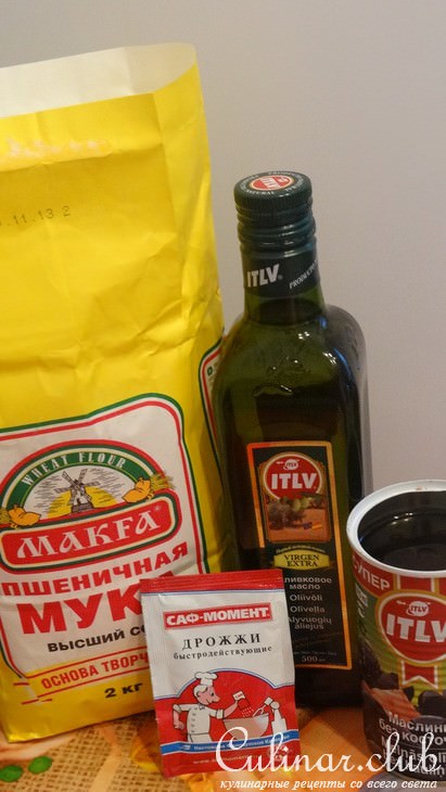Греческий хлеб с маслинами в хлебопечке