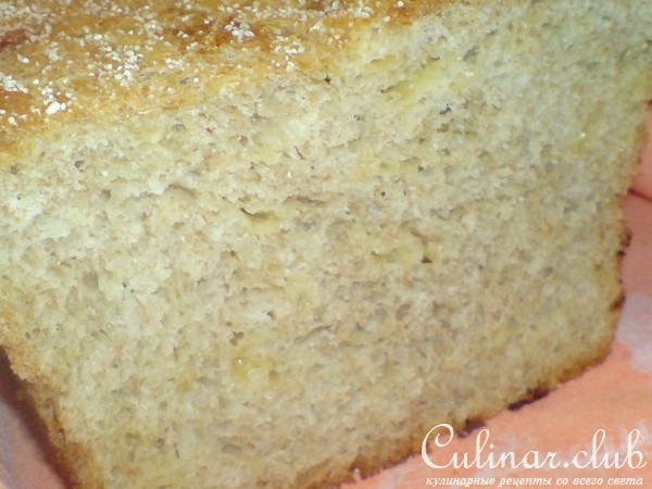 Хлеб домашний с сыром и розмарином
