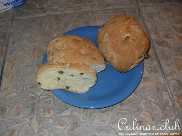 Чабатта (Ciabatta) с орехами и болгарским перцем