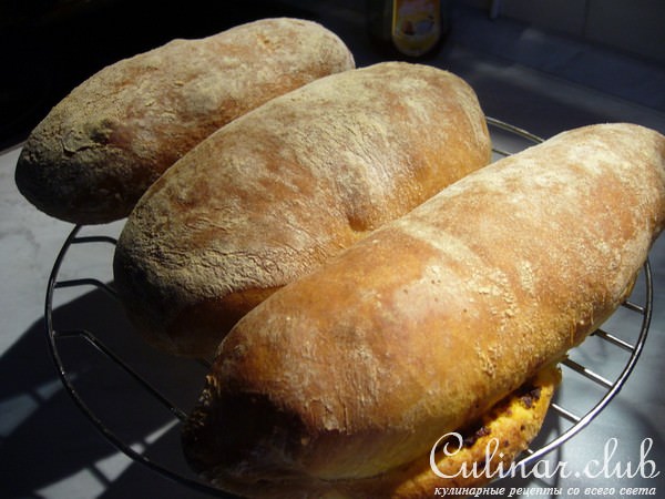 Чабатта (Ciabatta) и чабатта с песто
