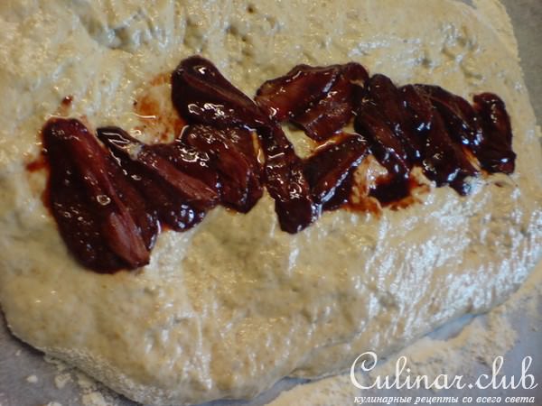 Чиабатта с запечённой клубникой//Ciabatta