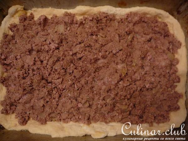 Холодное тесто для мясного горячего пирога