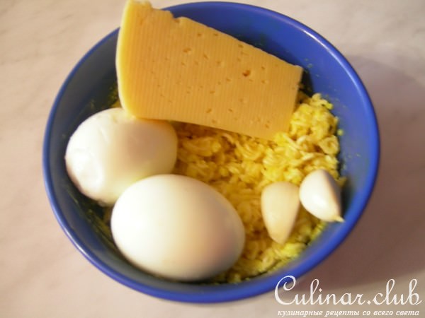 Закуска «Сыр из вермишели»