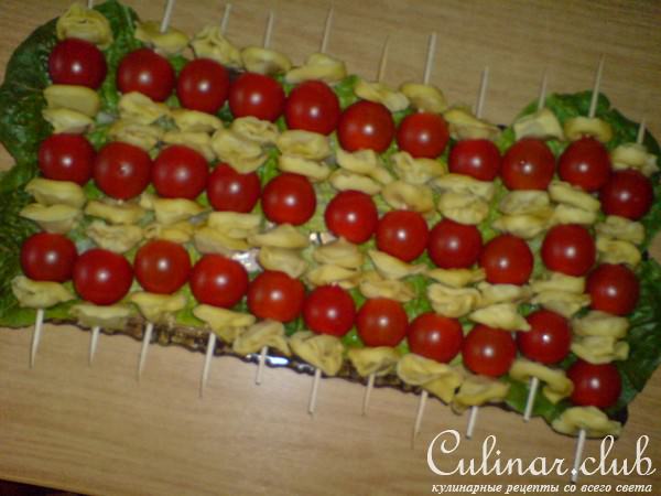 Шашлычки из Равиолли 
