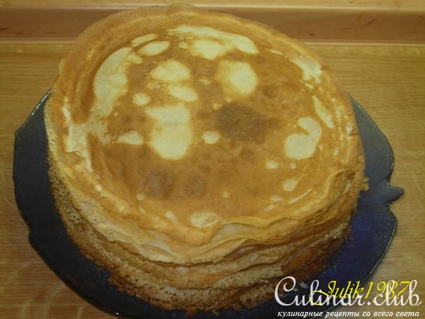 Блинчики с мясной начинкой