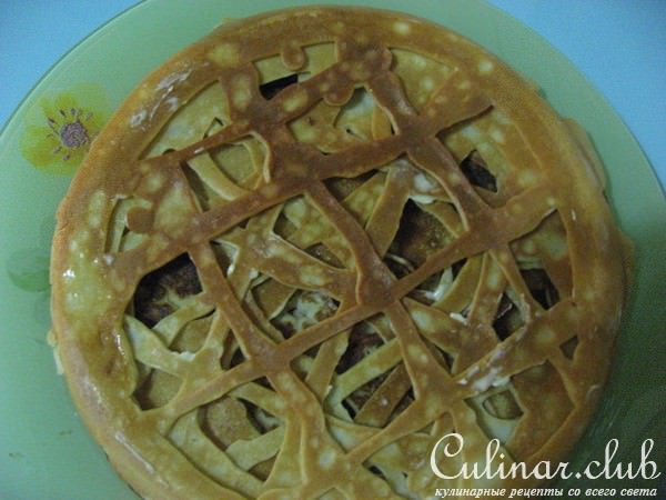 Блинная закуска Клетка.