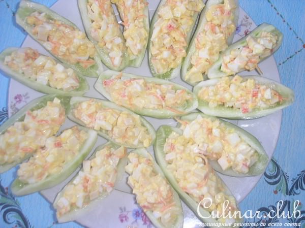 огурчики с начинкой (вариант)