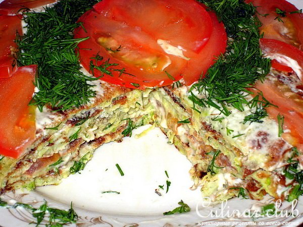 кабачковый торт