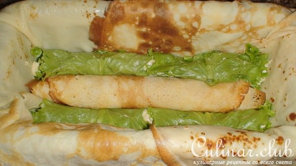Блинная закуска "Шахматы"