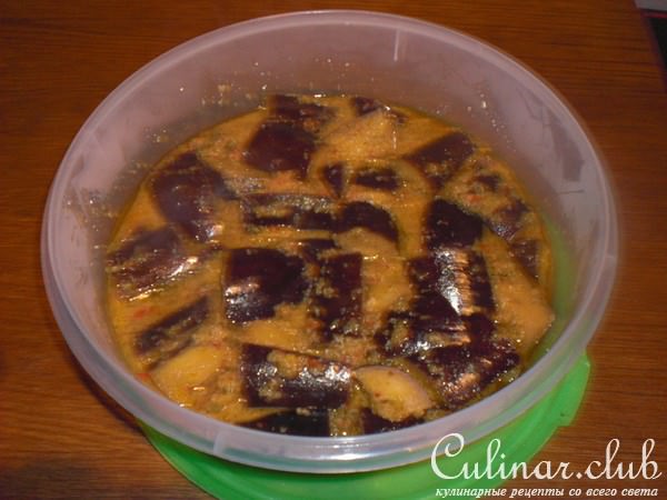 Маринованные баклажаны.( вариант )
