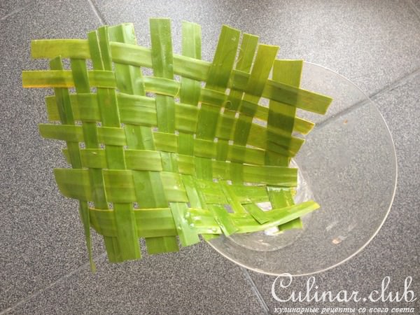 Десерт из манго и клейкого риса