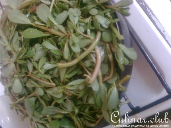 Закуска из портулака