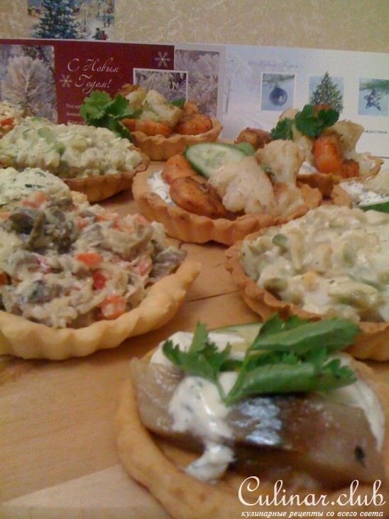 Праздничные корзиночки (закуски)