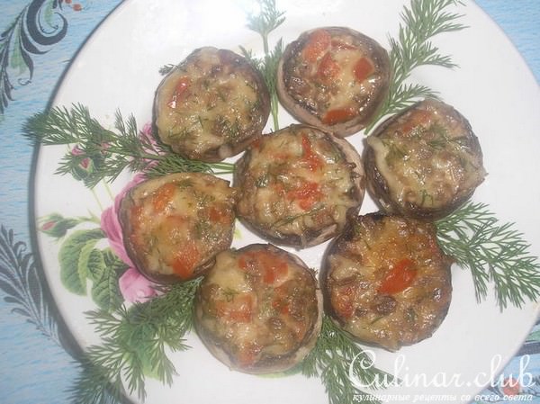 Фаршированные шампиньоны