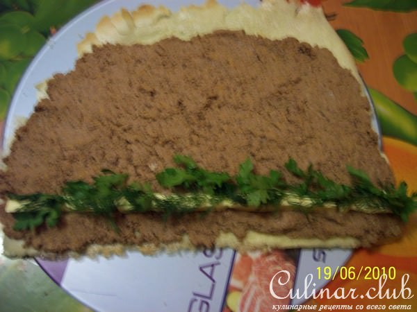 Печеночный рулет(вариант)