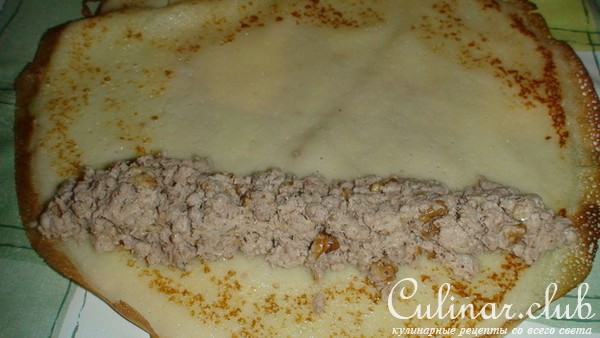 Блинная закуска "Шахматы"