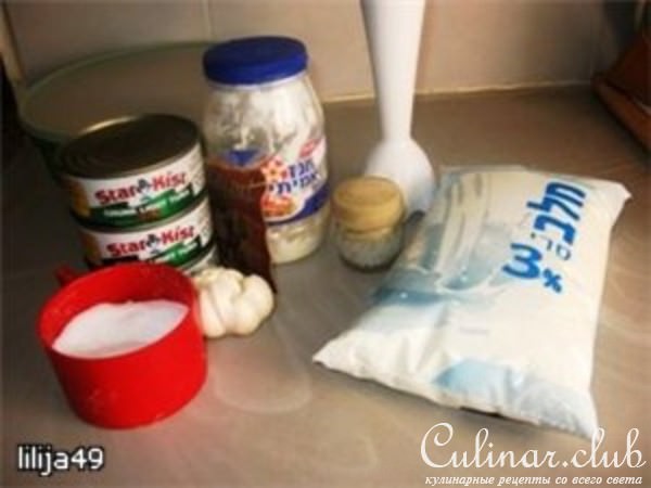 Мусс из консервированного тунца