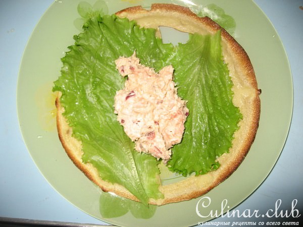 Блинная закуска Клетка.