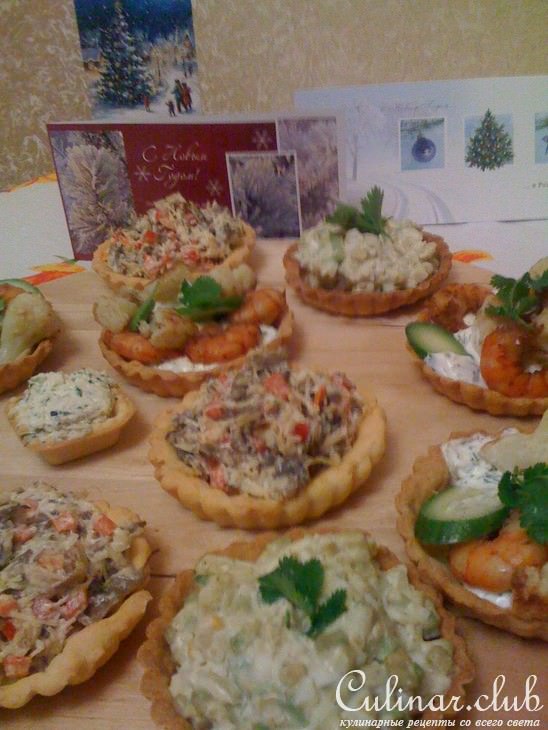 Праздничные корзиночки (закуски)