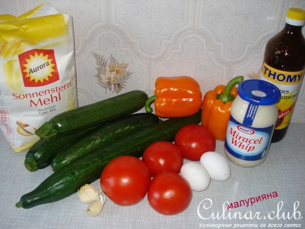 Кабачковый торт (вариант)