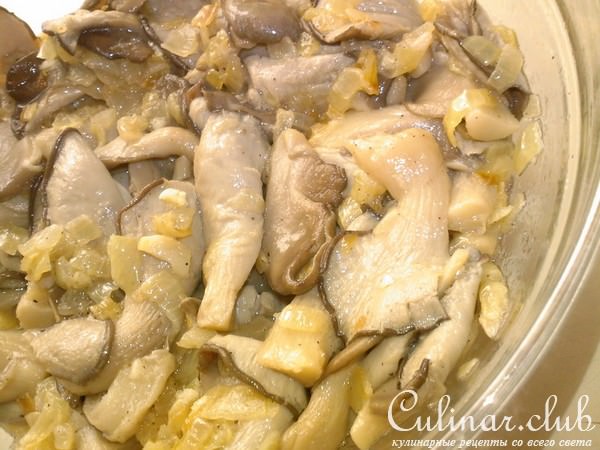 Пикантный салат из вешенок