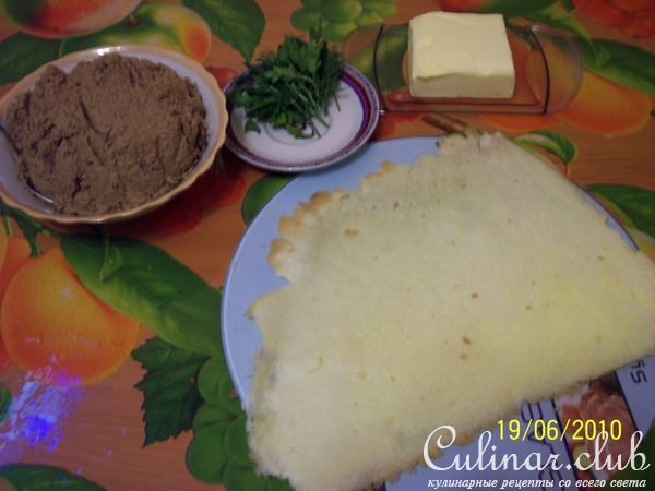 Печеночный рулет(вариант)