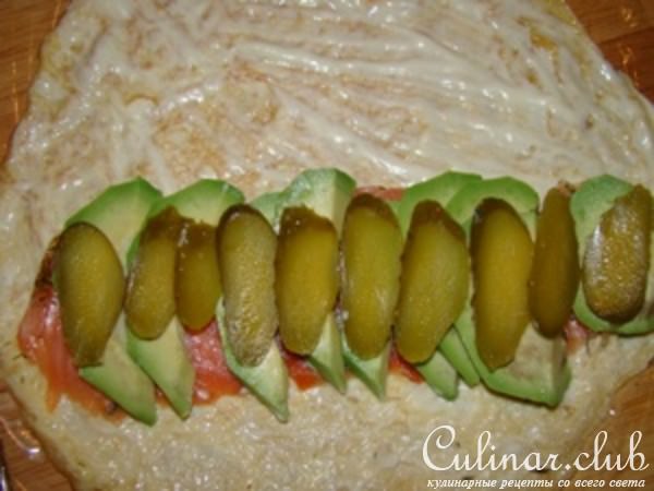 Роллы с раковыми шейками