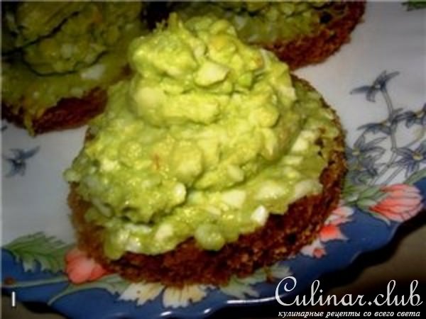 Намазка из авокадо