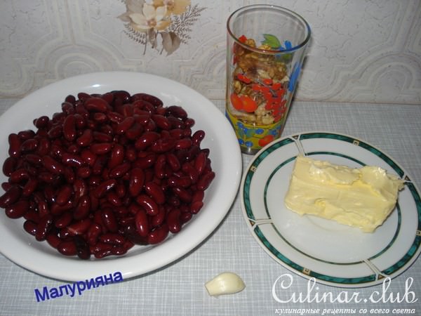 Зимний паштет из красной фасоли